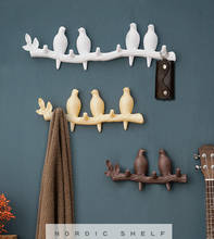 4 Colors 3D Cartoon Bird Decor Hook DIY Creative Wall Coat Rack Living Room Bedroom Wall Hanging Hook Key Frame Home Decore 2024 - buy cheap