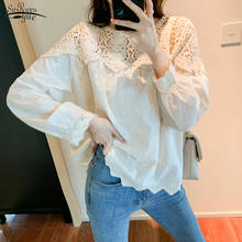Blusa informal holgada de manga larga para mujer, camisa de estilo informal con agujeros para Primavera, 13262 2024 - compra barato