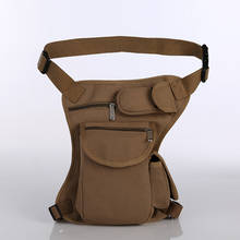 Outdoor Tactical Multi-functional Leg Riding Canvas Waist And Leg Bag Fishing Bag MEN'S Bag Waist Hanging Sports Running bag 2024 - buy cheap