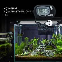 Termómetro de agua para acuario, controlador de Sensor de pantalla LCD Digital de plástico con ventosa, accesorios para pecera con cable, 1 pieza 2024 - compra barato