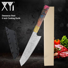 XYj Damascus Chef Knife 8 Inch 67 Layers Damascus Kitchen Knife  Japanese Knives Cleaver Slicing Steak Kitchen Cooking Tool 2024 - buy cheap