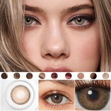 Коричневые контактные линзы 1 пара цветных ed линз Pupilentes для глаз ежегодное использование цветные линзы для глаз контакты с цветом 2022 - купить недорого