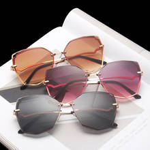 LONSY Oversize Square Sunglasses Women 2020 Luxury Brand Designer Female Sun Glasses UV400 Lentes De Sol Mujer 2024 - buy cheap