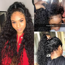 Water Wave 360 Lace Frontal Wig 30 Inch 13X6 HD Lace Wig Malaysia Human Hair Wet and Wavy 360 Lace Wig Water Wave Lace Front Wig 2024 - buy cheap