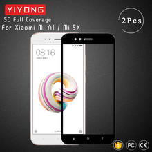 YIYONG 9D Full Cover Glass For Xiaomi Mi A1 5X Tempered Glass Xiomi MiA1 Mi5X Screen Protector Film For Xiaomi A1 5X Mi 5X Glass 2024 - buy cheap