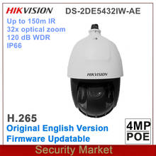 Hikvision-DS-2DE5432IW-AE PTZ Original en inglés, 5 pulgadas, 4MP, 32X, hi-poe, CCTV, alimentado por darkfighter, red IR, cámara domo de velocidad 2024 - compra barato