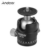Andoer-Mini trípode para cámara DSLR, cabeza de bola con muesca en forma de U, accesorios de fotografía 2024 - compra barato
