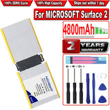 HSABAT 4800mAh P21G2B Laptop Battery for Surface RT 2 II RT2 Tablet MH29581 2ICP3/97/106 2024 - buy cheap