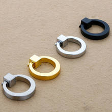 JD-tirador de anillo de estilo americano dorado, perilla de puerta de armario Simple y moderna, perilla de cajón, accesorios de Hardware de muebles 2024 - compra barato