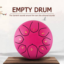 Tongue Drum 6 Inch Steel Tongue Drum Set 8 Tune Hand Drum Pad Ethereal Drum Sanskrit Drum Musical Instrument Music Lovers Gift 2024 - buy cheap