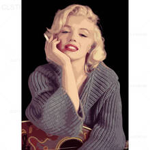 Marilyn Monroe портрет, холст, живопись сексуальные персонажи настенные абстрактные фотообои для домашнего декора спальни модульные картинки 2024 - купить недорого