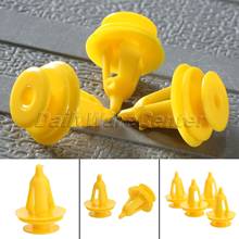 50PCS Auto Door trim panels Fastener clips Car plastic fixed clip Yellow Nylon Fastener Rivet 9mm Hole for Jeep Grand Cherokee 2024 - buy cheap