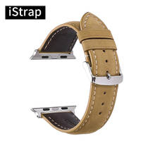 iStrap Apple Watch Band 38mm 42mm / 40mm 44mm for iWatch Series 4 /3 /2/1 Crazy Horse Leather Apple Watch Straps 2024 - buy cheap