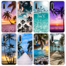 Summer Beach Scene at Sunset on sea Palm Tree Phone Case For Xiaomi Mi 12 Pro 11 Lite 12X 11I 11T 10T 9 8 X3 X4 NFC Note 10 M3 F 2024 - buy cheap