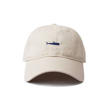 Gorras de béisbol con bordado de tiburón para hombre, sombrero de béisbol con bordado de Animal, Snapback, hip-pop, informal, algodón, camionero 2024 - compra barato