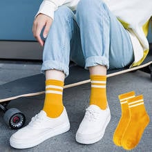 Striped Socks Women Girls Cute Harajuku Cotton Socks Slippers Short Crew Sock Calcetines Mujer Skarpetki Damskie Sokken 2024 - buy cheap