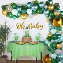 Staraise Palm Leaf Tropical Party Balloons Wild One Birthday Ballons Confetti Latex Baloons Jungle Safari Hawaiian Party Decor 2024 - buy cheap