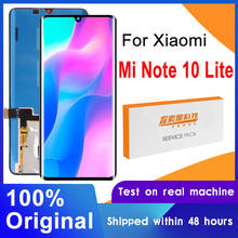 100% Original 6.47'' LCD For Xiaomi Mi Note 10 Lite AMOLED Display Touch Screen Digitizer Assembly For M2002F4LG M1910F4G Model 2024 - buy cheap