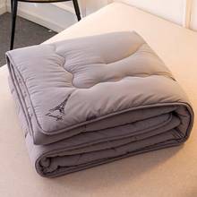 soild color gray blue Winter thicken quilts bedding comforter blanket spring&autumn bedroom keep warm duvet with filling quilts 2024 - buy cheap