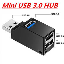 USB 3.0 HUB Adapter Extender Mini Splitter Box 3 Ports for PC Laptop Macbook Mobile Phone High Speed U Disk Reader for Xiaomi 2024 - buy cheap