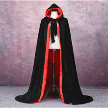 Velvet Black and red Wedding Hooded Outdoor Cloak Capes Coat Princess Christmas Shawl for Bridal Outdoor Accessories 2024 - buy cheap