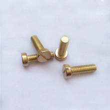 M3 4mm-22mm Length GB65 Brass Screw Slotted Cylindrical Head Screws Slot Socket Bolts 2024 - buy cheap