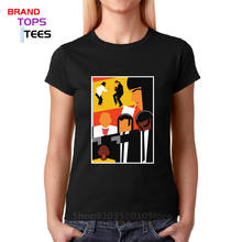 Abstract Hip-hop Pulp Fiction T shirt Streetwear Pulp Dance T-shirts Quentin Tarantino Mia Wallace Jules Vincent tshirt 2024 - buy cheap