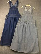 2022  New Autumn And Winter Japanese Style Sweet   Long Denim Blue Dress Loosen Vintage  Women Mori Girl Dress Midi Dress 2024 - buy cheap