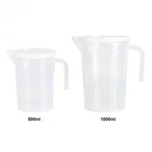 500/1000ML Plastic Liquid Measuring Cup Jug Pour Spout Surface With Lid Measuring Tools Baking High Quality Kitchen Accessories 2024 - buy cheap