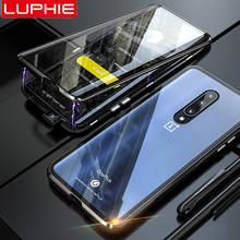 Чехол Luphie с полным покрытием для Oneplus 7 Pro, Магнитный чехол для One Plus 7 Pro, чехол спереди + сзади 9 h, чехол из закаленного стекла для телефона 2024 - купить недорого