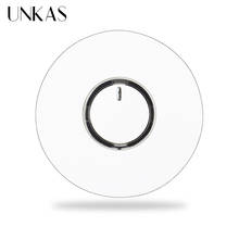 UNKAS A8 DIY Touch Time Delay Wall Power Switch Free Combination Modules Colorful White Black Champagne Gold AC110~250V Outlet 2024 - buy cheap
