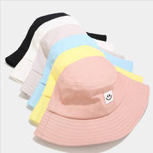 Sombreros de cubo de algodón Unisex, sombrero de Panamá con protector solar, Color puro, sombrero de pescador al aire libre, gorra de playa 2024 - compra barato