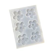 Moldes de resina UV para fabricación de joyas, herramientas de arte para hacer joyas, flores de cerezo, 5 piezas 2024 - compra barato