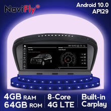 NaviFly 12.3" Carplay Android 10.0 Blu-Ray Car Multimedia Player for BMW 5 Series E60 E61 E63 E64 (2004-2010) CCC/CIC System 2024 - buy cheap