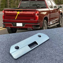 For Chevrolet Silverado 1500 2019 2020 Car-Styling Accessories ABS Chrome Car Trunk Rear Door Handle Bowl Cover Stickers Trim 2024 - buy cheap