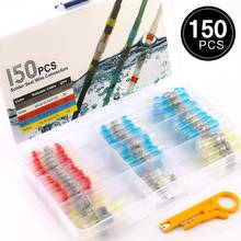 250Pcs/150Pcs Mixed Heat Shrink Connect Terminals Waterproof Solder Sleeve Tube Electrical Wire Insulated Butt Connectors Kit 2024 - buy cheap