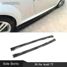 Carbon Fiber / FRP Side Skirts For Audi TT TTS TTRS 2014 2015 2016 2017 BT Style car Door bumper Lip Aprons Guard Car Styling 2024 - buy cheap