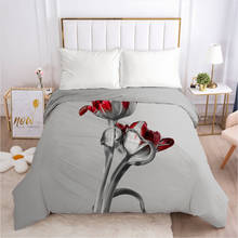 Duvet Cover Comforter/quilt/blanket Case with Zipper 3D HD Polyester/Cotton Printed 140x200/240x220 Bedding Rose 2024 - buy cheap