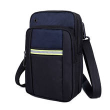 Высококачественная водонепроницаемая сумка-мессенджер через плечо из ткани Оксфорд, деловая дорожная сумка через плечо, Портативная сумка на молнии для мужчин 2024 - купить недорого