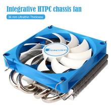 Jonsbo HP-400 CPU Cooling Fan 4 Heat Pipes Radiator for HTPC Case Ultra-Thin CPU Cooler for Intel LGA 115X/775 AMD AM2 AM3 FM2 2024 - buy cheap