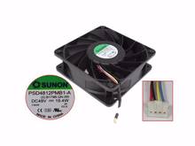 Ventilador de refrigeración para servidor SUNON PSD4812PMB1-A DC 48V, 19,4 W, 120x120x38mm, 4 cables 2024 - compra barato