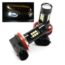 Lâmpada de led para farol de carro h8 h11, luz automotiva, para vw volkswagen golf polo passat tiguan jetta touran t-rock scirocco 2024 - compre barato