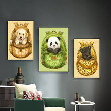 5D DIY Diamond Painting Cross Stitch Animals in Bags Embroidery Mosaic Handmade Full Square Round Drill Wall Decor Craft Gift 2024 - buy cheap