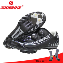 Обувь для велоспорта SIDEBIKE, мужская обувь для горного велосипеда, обувь для горного велосипеда, профессиональная обувь для гонок из углеродного волокна, атлетические сверхлегкие велосипедные кроссовки 2024 - купить недорого