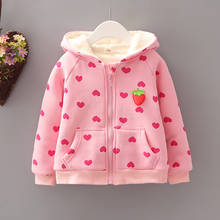 BibiCola New Spring Girls Coat Top Autumn Winter Warm Kids Jacket Outerwear Children Clothing Baby Girl Thick Coats 2024 - buy cheap