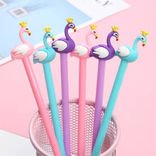 Ellen Brook 1 PCS Cute Cartoon Candy Crown Flamingo Kawaii Stationery Gel Pens Gift School Stationery Office Suppliers Kids Pen 2024 - buy cheap