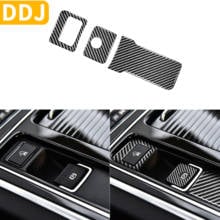 For Jaguar F-PACE XE XF XJS R Sport X761 X760 X260 Accessories Carbon Fiber Electronic Handbrake Parking Button Trim Sticker 2024 - buy cheap