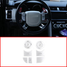 Parche de protección para el volante del coche, accesorio embellecedor Interior para Land Rover Discovery 5, Range Rover Sport Vogue 2024 - compra barato