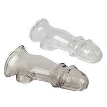 EXVOID Penig Ring Reusable Silicone Condom Cocks Extender Penis Sleeve G-spot Massager Sex Toys For Men Dildo Enlargement 2024 - buy cheap