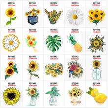 Patrón de flores de belleza impresas, accesorios de resina Planar para manualidades de decoración DIY R0193 R0194, 30 unids/lote 2024 - compra barato